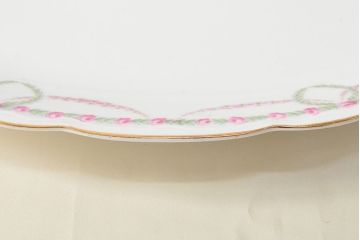 アンティーク　KPM(ベルリン王立磁器製陶所)　オーバルプレートなど2枚(大皿、洋食器)(R-052511)
