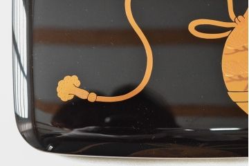 輪島塗　鈴五聖子蒔絵　三段重　平野漆器店(木製、重箱)(R-052512)