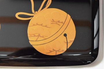 輪島塗　鈴五聖子蒔絵　三段重　平野漆器店(木製、重箱)(R-052512)