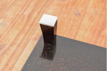 久世宗春　山水蒔絵　冠卓　共箱(花台、飾り台)(R-052514)