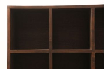 ラフジュ工房オリジナル　ヒノキ材　使い方はアイディア次第!シンプルなデザインで取り入れやすいマス目棚(ロッカー、収納棚、本棚、飾り棚)(R-052519)