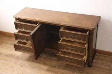 中古　美品　輸入家具　アメリカントラディショナルな雰囲気が素敵なサイドボード(引き出し、キャビネット)(R-052524)