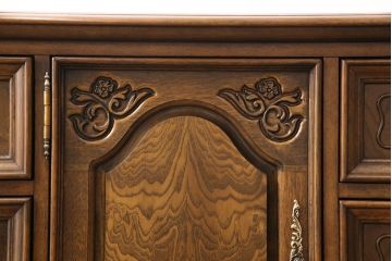 中古　美品　輸入家具　アメリカントラディショナルな雰囲気が素敵なサイドボード(引き出し、キャビネット)(R-052524)