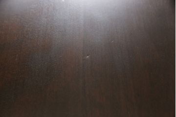 中古　北海道民芸家具　特注品　コンパクトなサイズ感がかわいらしいダイニングテーブル(作業台)(R-052529)