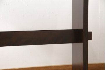 中古　北海道民芸家具　特注品　コンパクトなサイズ感がかわいらしいダイニングテーブル(作業台)(R-052529)