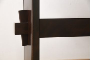 中古　北海道民芸家具　特注品　コンパクトなサイズ感がかわいらしいダイニングテーブル(作業台)(R-052529)