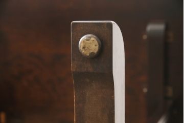 中古　北海道民芸家具　特注品　コンパクトなサイズ感がかわいらしいダイニングテーブル(作業台)(R-052529)