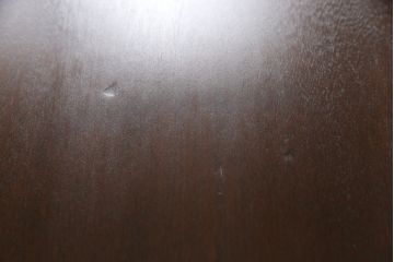 中古　北海道民芸家具　特注品　コンパクトなサイズ感がかわいらしいダイニングテーブル(作業台)(R-052530)