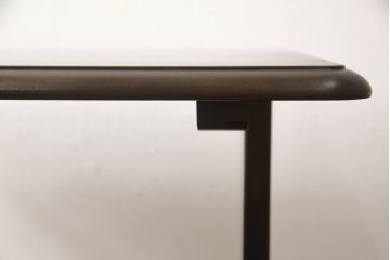 中古　北海道民芸家具　特注品　コンパクトなサイズ感がかわいらしいダイニングテーブル(作業台)(R-052531)