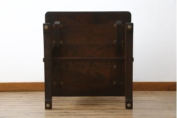 中古　北海道民芸家具　特注品　コンパクトなサイズ感がかわいらしいダイニングテーブル(作業台)(R-052532)