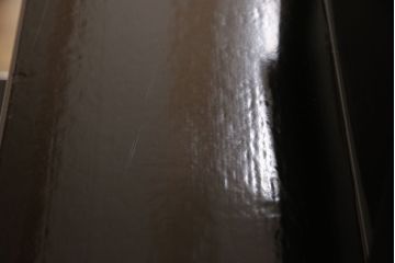 中古　高級品　　民芸城山　モダンデザインが目を惹く一閑張り階段箪笥(一貫張り、小物収納)(R-052535)