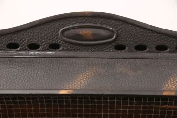 アメリカビンテージ　ジャンク品　COLONIAL FIREPLACE CO.　凝ったデザインがお部屋の雰囲気を高める電気ストーブ(暖炉、ディスプレイ、ヴィンテージ)(R-052536)
