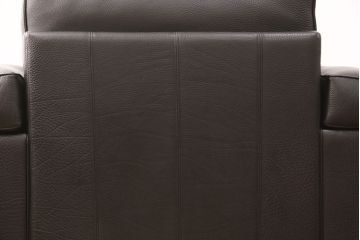 中古　超美品　イタリア　高級輸入家具　マシュケローニ(MASCHERONI)　クラシカルな雰囲気と重厚感のある佇まいが魅力の1人掛け総本革ソファ(1P、アームソファ)(定価約95万円)(R-052537)