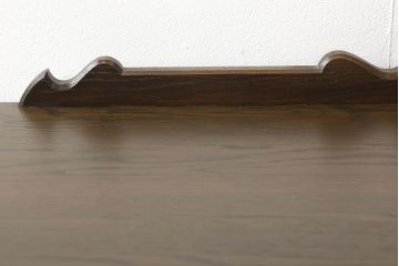 中古　美品　永田良介商店　品のある佇まいが魅力的なデスクと椅子のセット(定価約50万円)(ワークデスク、板座チェア、在宅用、在宅ワーク)(R-052539)