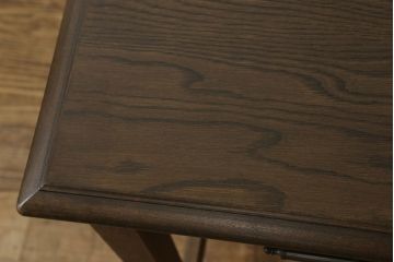 中古　美品　永田良介商店　品のある佇まいが魅力的なデスクと椅子のセット(定価約50万円)(ワークデスク、板座チェア、在宅用、在宅ワーク)(R-052539)