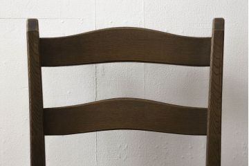 中古　美品　永田良介商店　品のある佇まいが魅力的なデスクと椅子のセット(定価約50万円)(ワークデスク、板座チェア、在宅用、在宅ワーク)(R-052539)