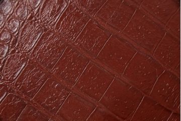 中古　美品　最高級　Lamborghini(ランボルギーニ)コレクション　Brianform(ブリアンフォルム)製作　鮮やかな赤が印象的な本革ローテーブル(定価約60万円)(センターテーブル、リビングテーブル)(R-052542)