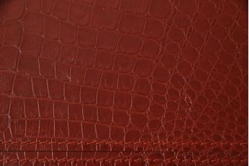 中古　美品　最高級　Lamborghini(ランボルギーニ)コレクション　Brianform(ブリアンフォルム)製作　鮮やかな赤が印象的な本革ローテーブル(定価約60万円)(センターテーブル、リビングテーブル)(R-052542)