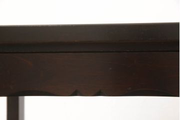 中古　北海道民芸家具　シックなお部屋にも似合う電話台(サイドテーブル、ナイトテーブル、花台、収納棚)(R-052551)