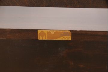 中古　松本民芸家具　M型一面鏡　シンプルなデザインのドレッサー(鏡台)(定価約24万円)(R-052552)
