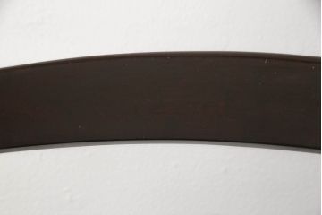 中古　北海道民芸家具　HM620　滑らかな木肌が上品なラダーバックチェア4脚セット(椅子、ダイニングチェア、板座チェア)(R-052553)