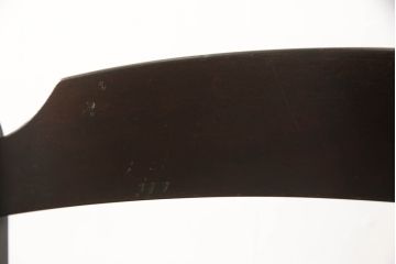 中古　北海道民芸家具　HM620　滑らかな木肌が上品なラダーバックチェア4脚セット(椅子、ダイニングチェア、板座チェア)(R-052553)