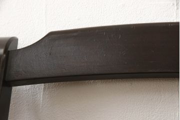 中古　北海道民芸家具　HM620　滑らかな木肌が上品なラダーバックチェア4脚セット(椅子、ダイニングチェア、板座チェア)(R-052554)