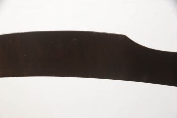 中古　北海道民芸家具　HM620　滑らかな木肌が上品なラダーバックチェア4脚セット(椅子、ダイニングチェア、板座チェア)(R-052554)