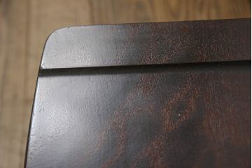 中古　北海道民芸家具　HM620　滑らかな木肌が上品なラダーバックチェア2脚セット(椅子、ダイニングチェア、板座チェア)(R-052555)