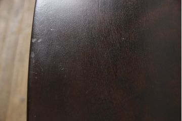 中古　北海道民芸家具　HM620　滑らかな木肌が上品なラダーバックチェア2脚セット(椅子、ダイニングチェア、板座チェア)(R-052556)