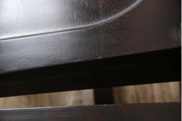 中古　北海道民芸家具　HM620　滑らかな木肌が上品なラダーバックチェア2脚セット(椅子、ダイニングチェア、板座チェア)(R-052556)