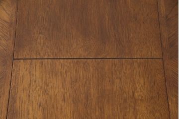 中古　DREXEL HERITAGE(ドレクセルヘリテイジ)　アメリカ輸入モデル　格調高いデザインが魅力的なニレ材製エクステンションテーブル(拡張式テーブル、ダイニングテーブル)(R-052557)