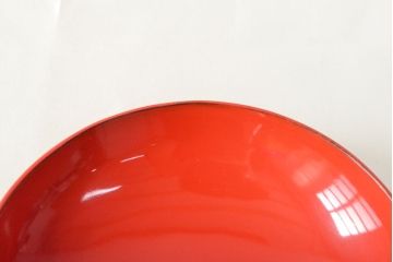 明治〜大正　沈金蒔絵朱塗椀5客(木製、漆器)(R-052569)