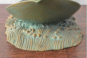 大仏師　長田晴山　一葉観音　ブロンズ像　487/950(R-052571)