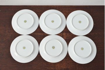 オールドノリタケ　Noritake　ケーキプレート6枚(お皿、戦前、洋食器)(R-052582)