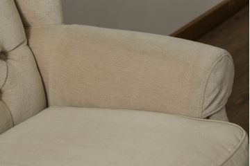 中古　極美品　横浜ダニエル(daniel)　Cougar(クーガー)　温かみのある色合いがかわいらしいラブシート(定価約60万円)(2人掛けソファ、2P)(R-052583)