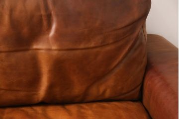 中古　ACME Furniture(アクメファニチャー)　FRESNO(フレスノ)　使い込まれた本革がヴィンテージスタイルによく馴染む3人掛けソファ(定価約30万円)(三人掛けソファ、3P)(R-052586)