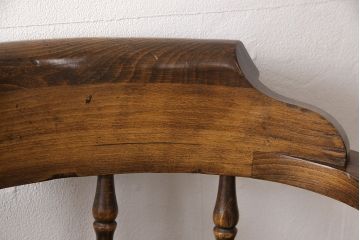 中古　美品　イギリス輸入家具　アンティーク調　大人の空間づくりにぴったりなバーカウンターセット(収納棚、飾り棚、キャビネット、アームチェア)(R-052589)
