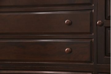 中古　美品　松本民芸家具　シックな佇まいが上質な空間づくりにぴったりなA型和タンスIV(引き出し、チェスト、整理箪笥)(定価約73万円)(R-052594)