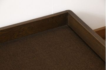中古　美品　永田良介商店　クラシカルな佇まいが目を引くベッドフレーム(木製ベッド)(R-052602)