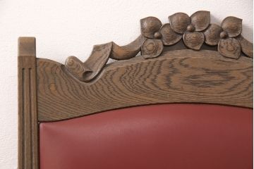 中古　神戸洋家具　伊藤家具　大人の落ち着いた雰囲気を醸し出す合皮1人掛けソファ2脚セット(アームチェア、ラウンジチェア、一人掛けソファ、バラ売り可能)(R-052608)