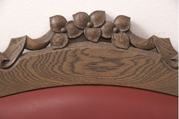 中古　神戸洋家具　伊藤家具　大人の落ち着いた雰囲気を醸し出す合皮1人掛けソファ2脚セット(アームチェア、ラウンジチェア、一人掛けソファ、バラ売り可能)(R-052608)