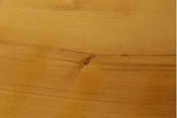 中古　美品　手造り国産家具　総ヒノキ材　木の美しさが感じられるシンプルなダイニングテーブル(作業台、食卓)(R-052612)