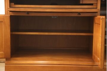 中古　特注品　横浜ダニエル(daniel)　デスクまわりの小物類もばっちり収納できる、パソコン用サイドボード(定価約60万円)(収納棚、サイドキャビネット)(R-052613)