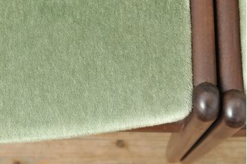 北欧ビンテージ　チーク材　シンプルな中に洗練された美しさが感じられるダイニングチェア4脚セット(椅子、ヴィンテージ)(R-052627)