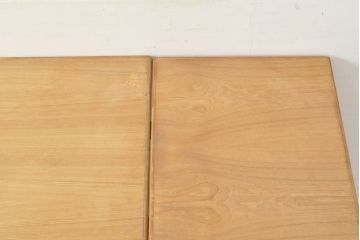デンマークビンテージ　チーク材　シンプルなデザインが取り入れやすいダイニングテーブル(エクステンションテーブル、ドローリーフテーブル、食卓、ヴィンテージ、北欧)(R-052631)
