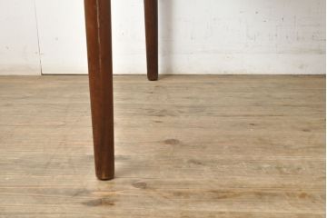 デンマークビンテージ　チーク材　シンプルなデザインが取り入れやすいダイニングテーブル(エクステンションテーブル、ドローリーフテーブル、食卓、ヴィンテージ、北欧)(R-052631)