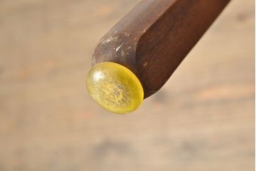 デンマークビンテージ　チーク材　洗練された佇まいが目を引くダイニングチェア2脚セット(イス、椅子、ヴィンテージ、北欧)(R-052635)
