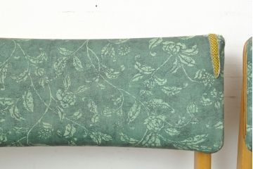 北欧ビンテージ　ビーチ材　ナチュラルなお部屋づくりにぴったりなダイニングチェア4脚セット(イス、椅子、ヴィンテージ)(R-052636)