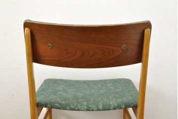 北欧ビンテージ　ビーチ材　ナチュラルなお部屋づくりにぴったりなダイニングチェア4脚セット(イス、椅子、ヴィンテージ)(R-052636)